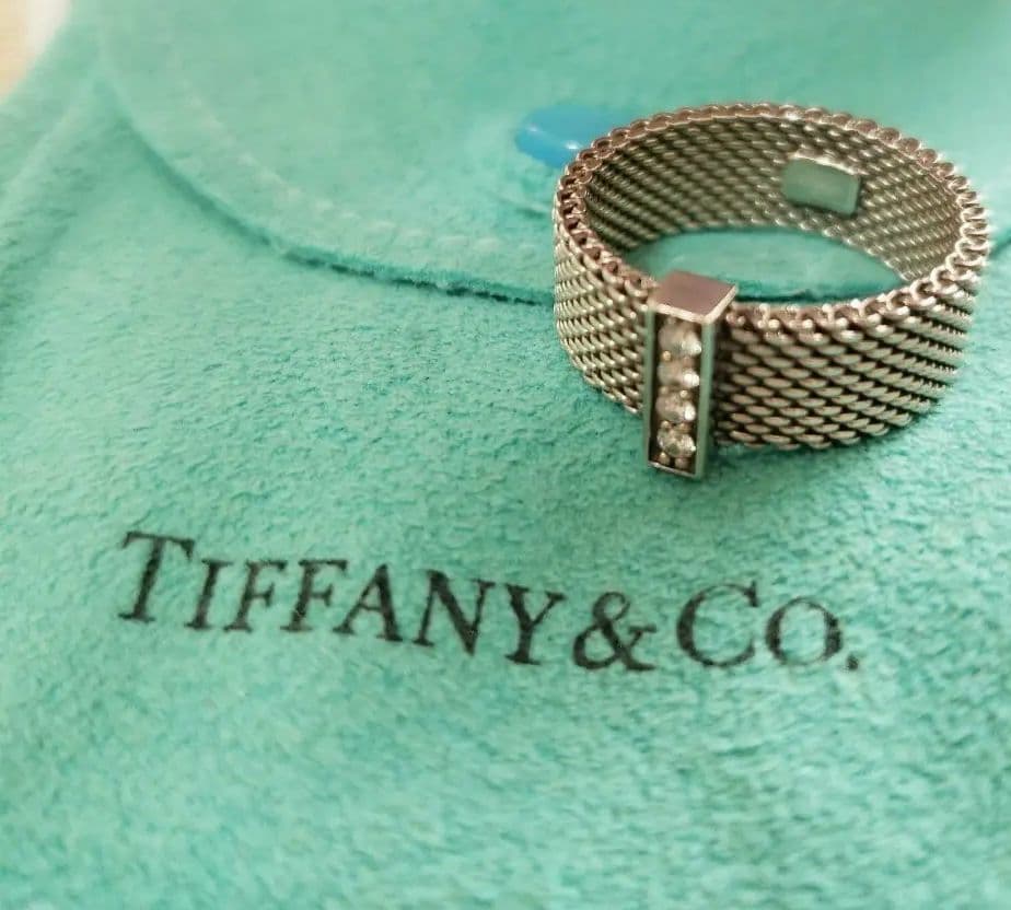 ティファニー リング サマセット 4PD シルバー925 ダイヤモンド