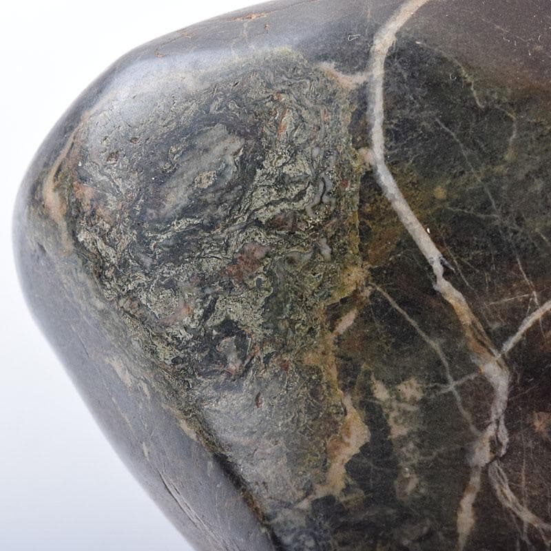 天然石　鑑賞石　菊花石　置物　重さ約1370g　V　R8681