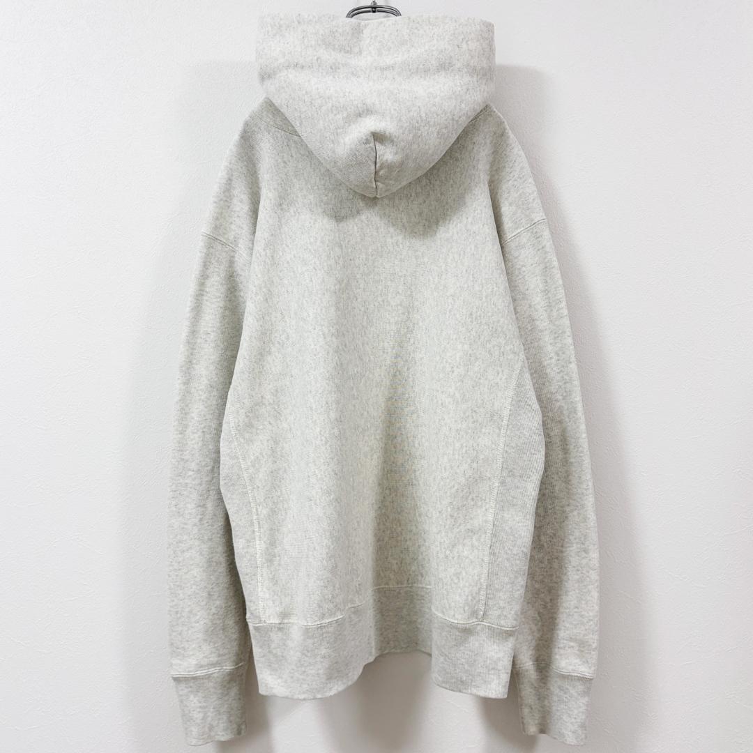 XXL　70s復刻　チャンピオン　染み込み3段プリント　リバースウィーブパーカー