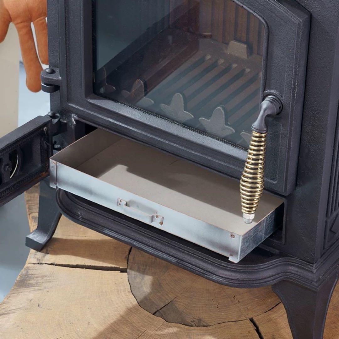 薪ストーブ 鋳鉄 暖炉 ガラス窓 調理OK レトロ ヴィンテージ キャンプ 暖房