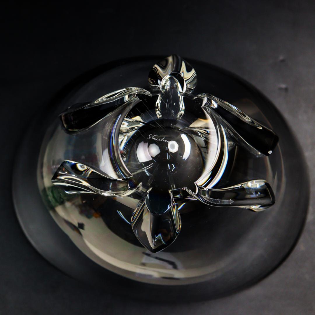 Steuben Galss ディープフラワーボウル 花器 果物鉢