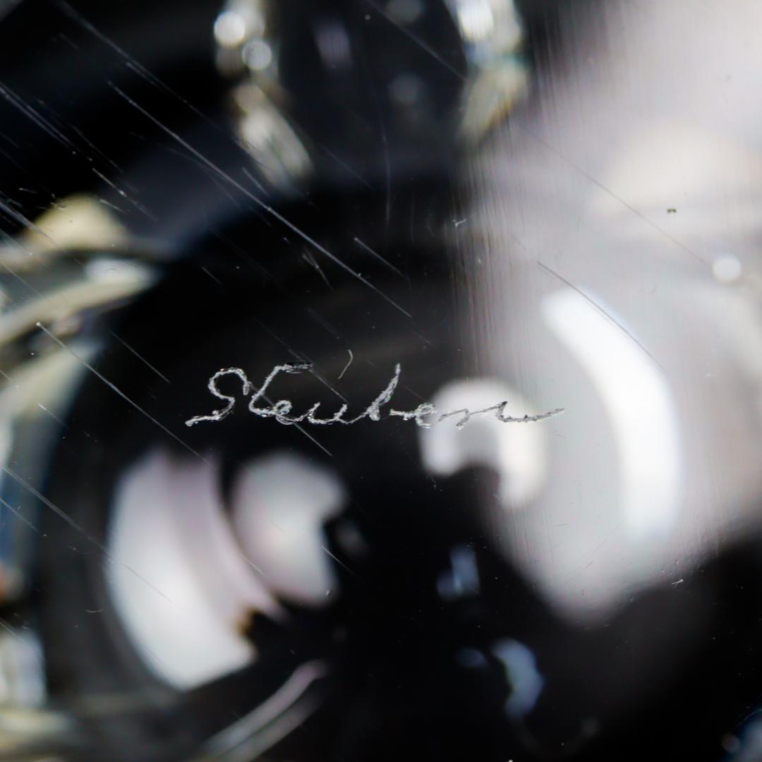 Steuben Galss ディープフラワーボウル 花器 果物鉢