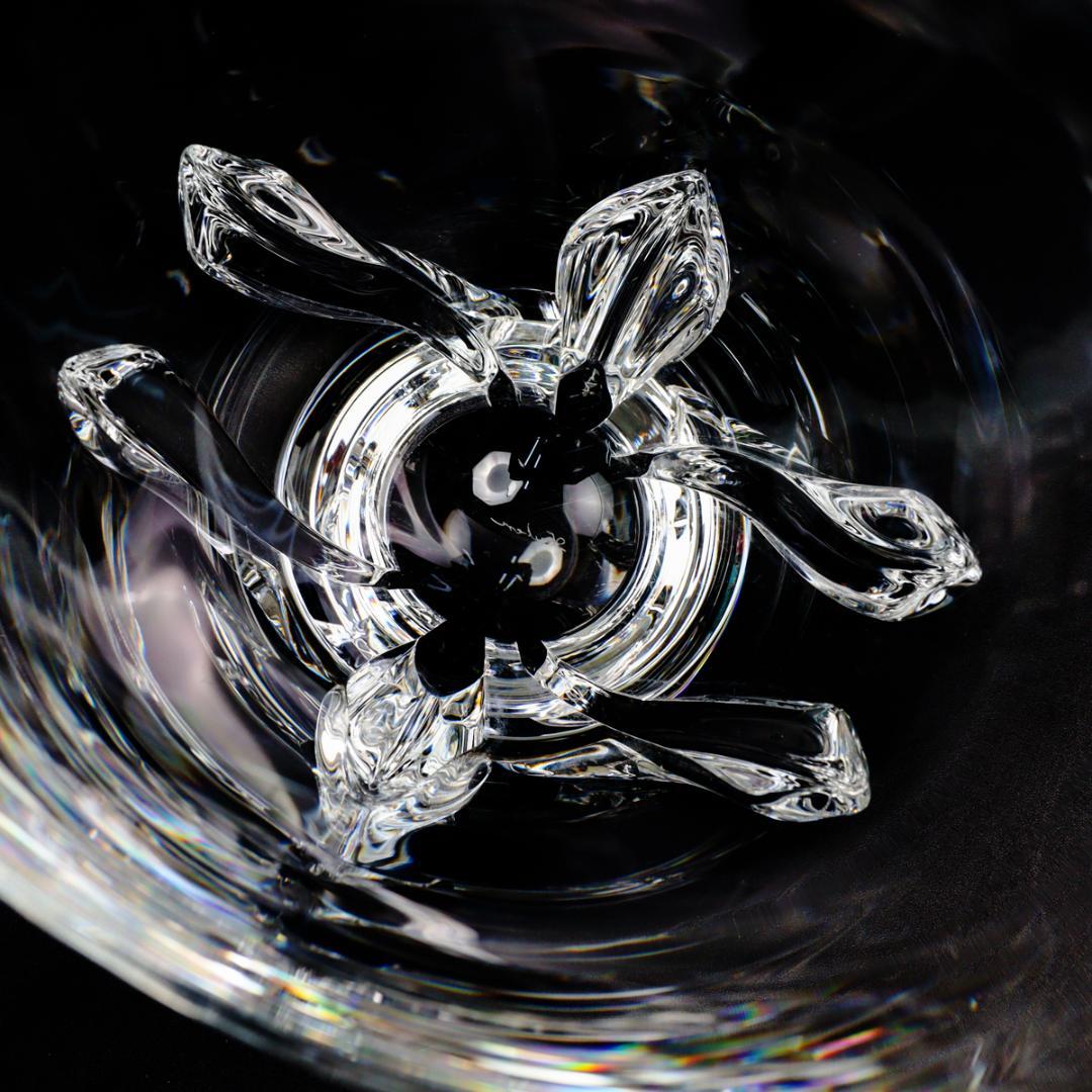 Steuben Galss ディープフラワーボウル 花器 果物鉢