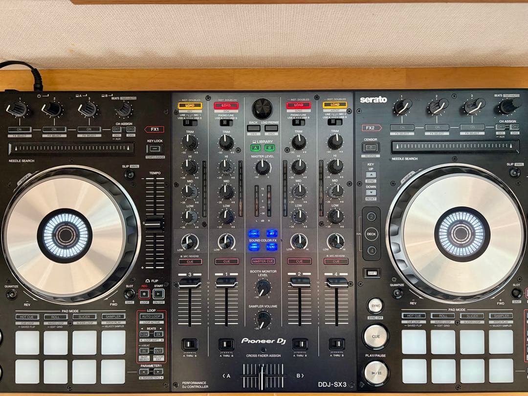 Pioneer DDJ-SX3 Serato対応 バッグ付 左ジョグ不調 現状渡