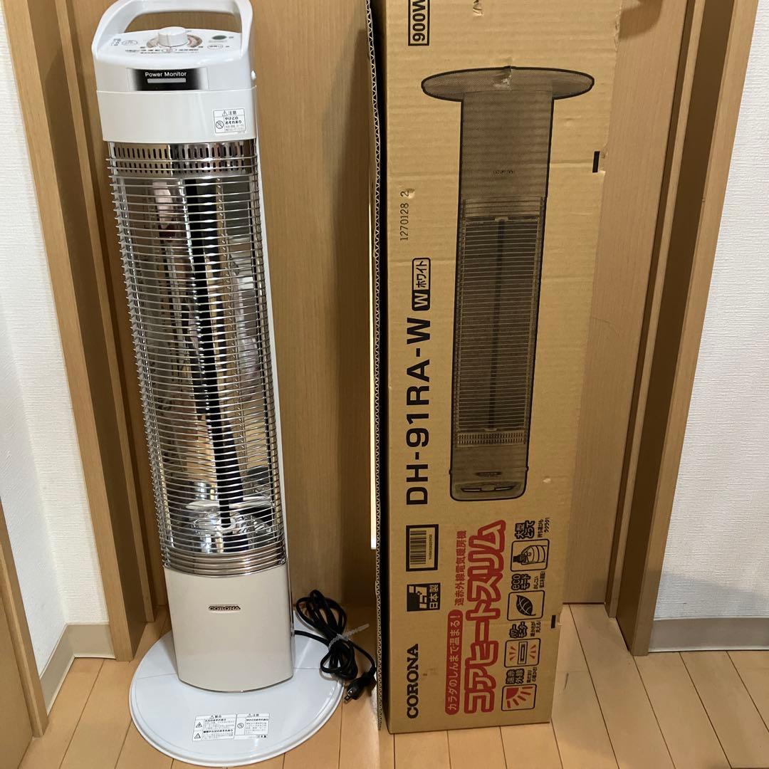 CORONA DH-91RA-W コアヒートスリム 遠赤外線電気暖房機 日本製