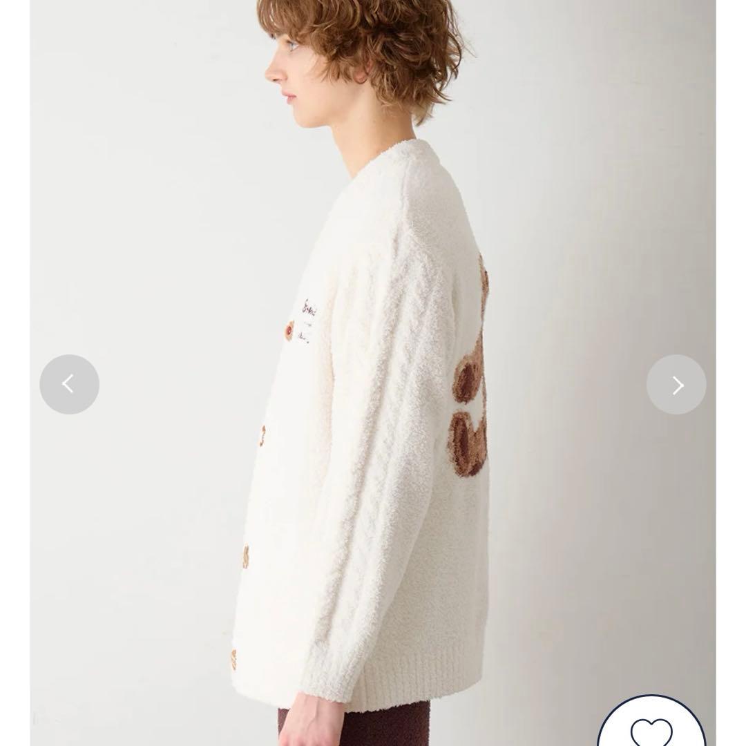 ジェラピケ　パウダージャガードカーディガン