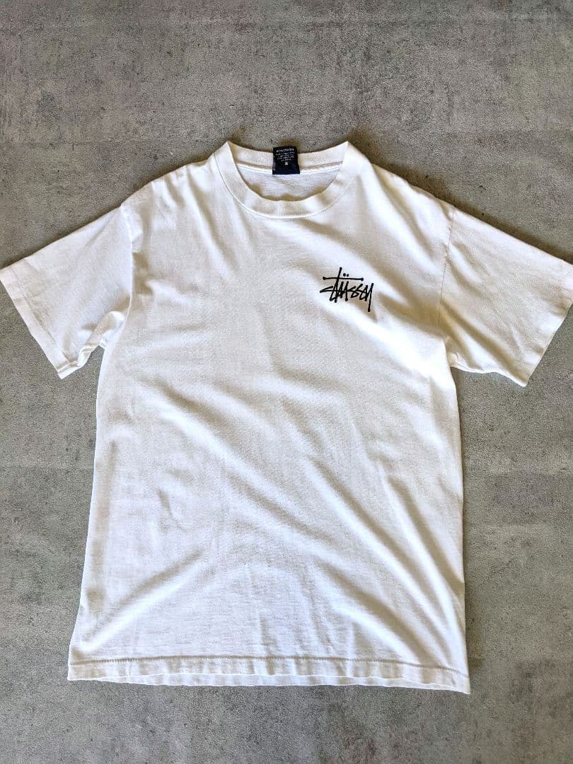 【名作】OLD STUSSY おじさん T SHIRT Ｍ