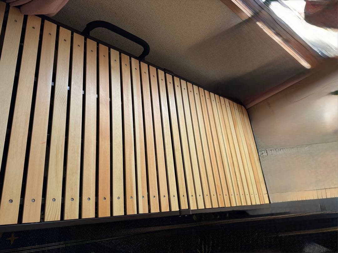 陽水職人 使用頻度少　アイリスオーヤマ　折りたたみすのこベッド