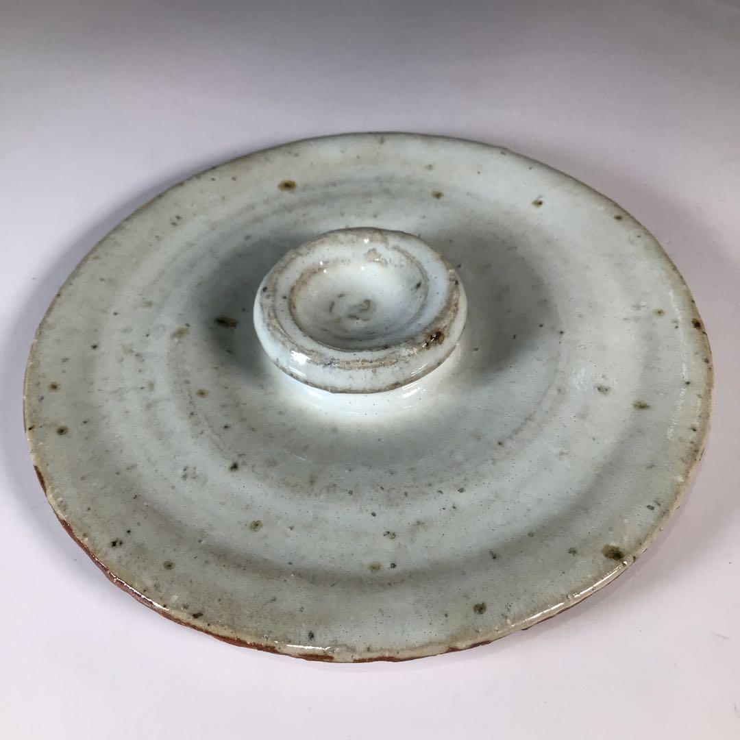 Ｎ２７５　水指　『三田　奥村俊彦造』『朝鮮唐津』『一重口水指』　共箱　茶道具