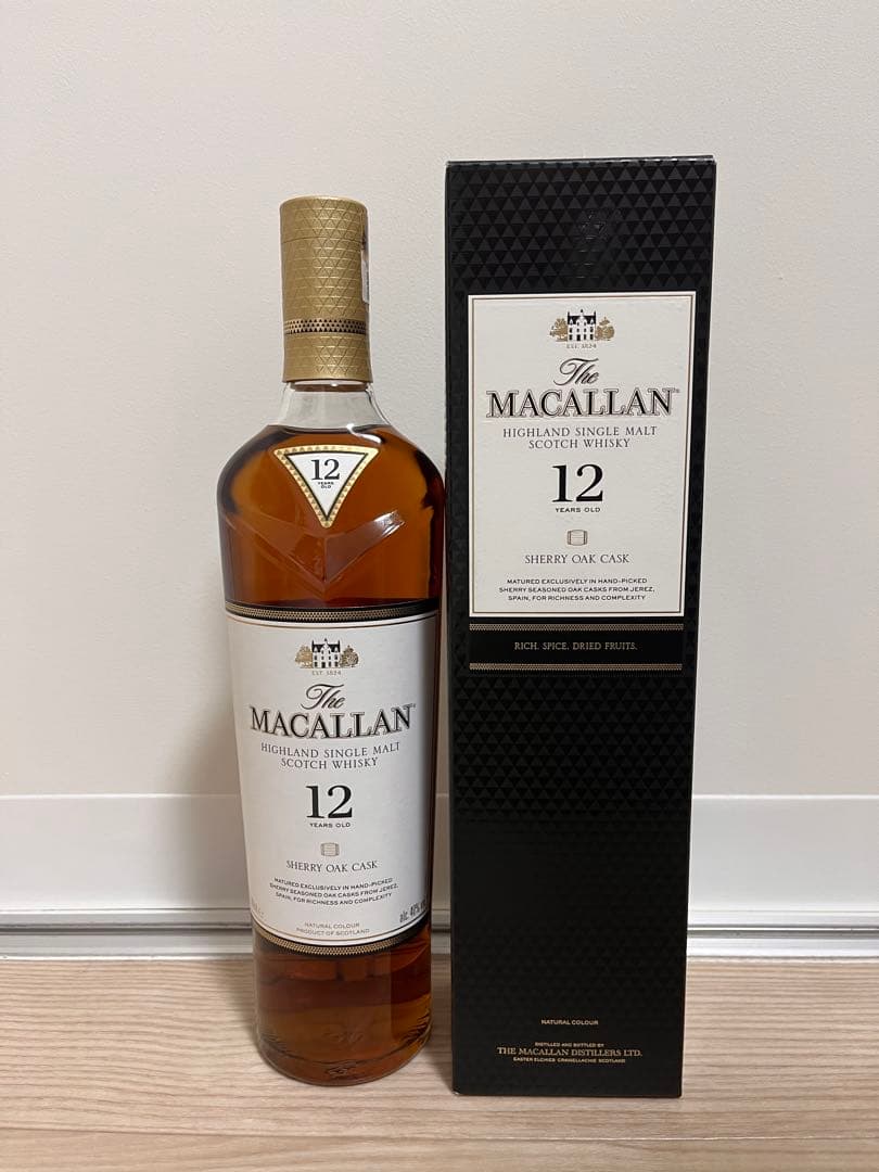 マッカラン12年　シェリーオークカスク