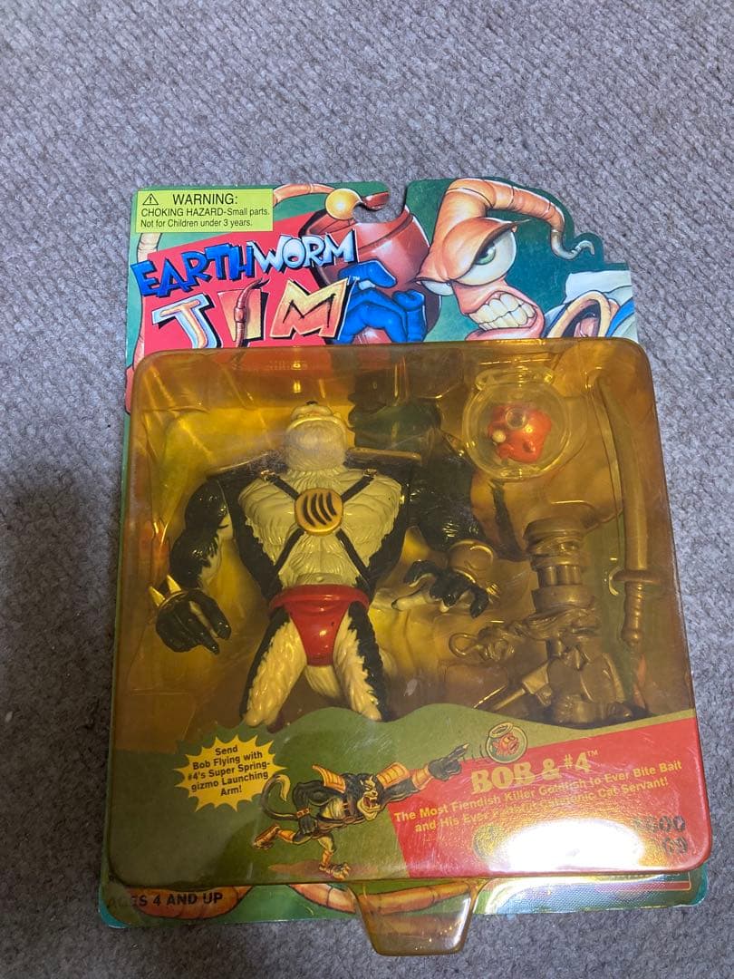 ビンテージ　アクションフィギュア　EARTH WORM JIM アースワームジム