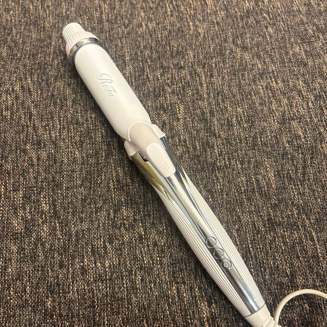 リファ 2022年製 ビューテック カール ヘア アイロン 32mm ホワイト