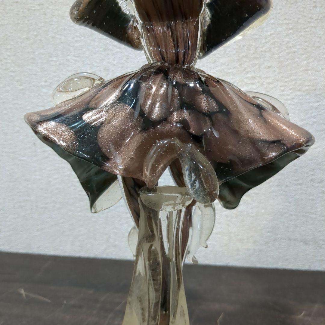 MURANO ベネチアグラス イタリア ガラス工芸品　M2239