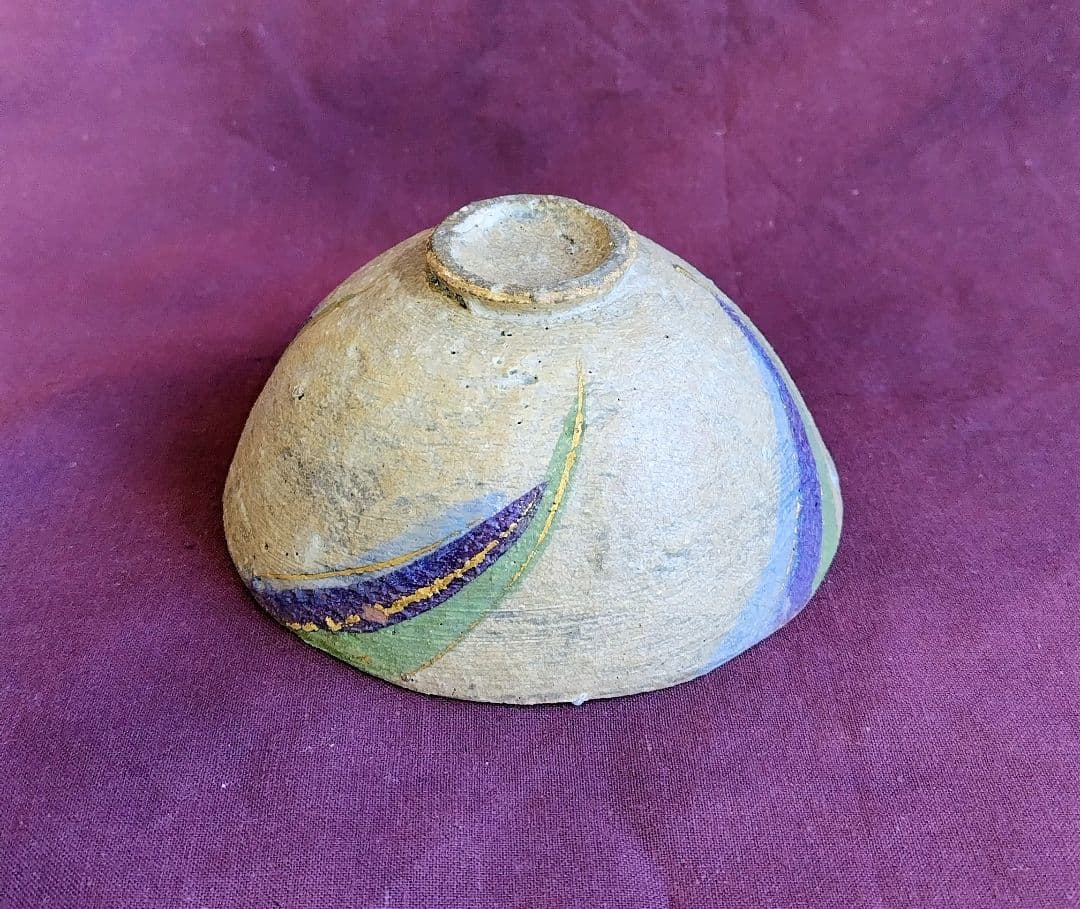 彩文碗二点 (杉浦康益 作) 未使用 新品同様