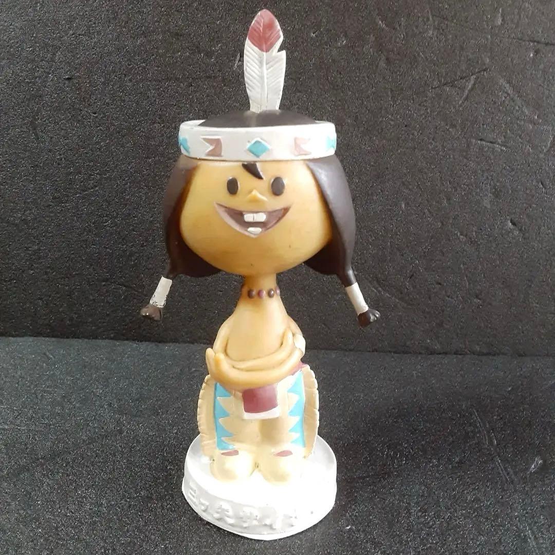 ライハチ　三ツ矢サイダー ソフビ人形 インディアン 昭和レトロ 企業物