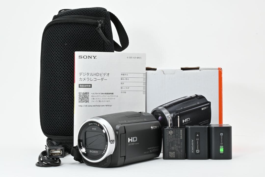 【美品】SONY Handycam HDR-CX675 ブラック　動作確認済