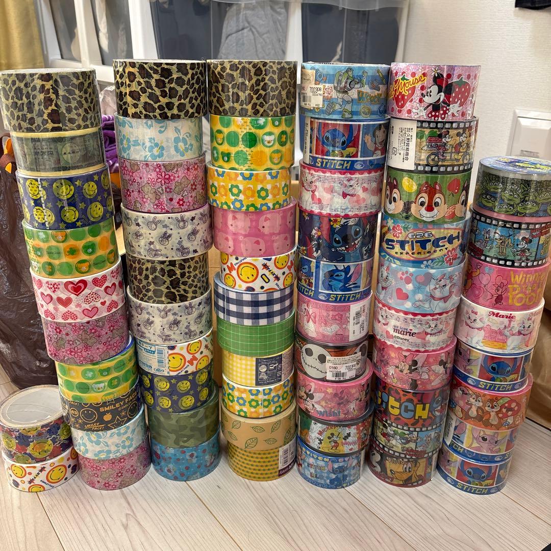 OPPテープディズニー、その他デザインセット60個まとめ売り