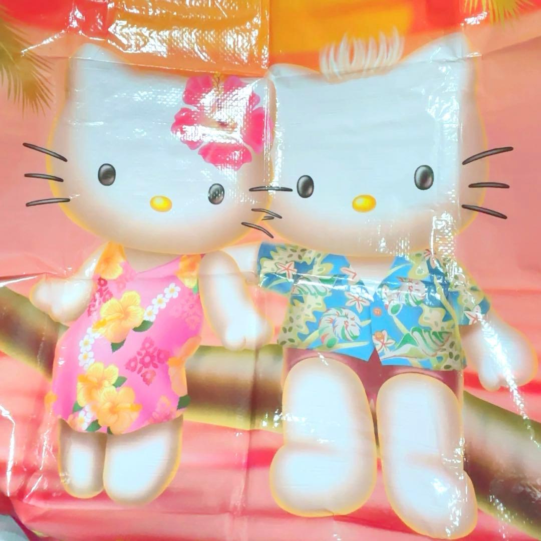 日焼けキティ　ビーチマット　レジャーシート