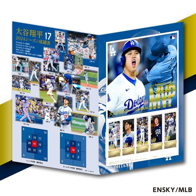 【 新品】2024NL MVP受賞記念大谷翔平 プレミアムフレーム タオルセット