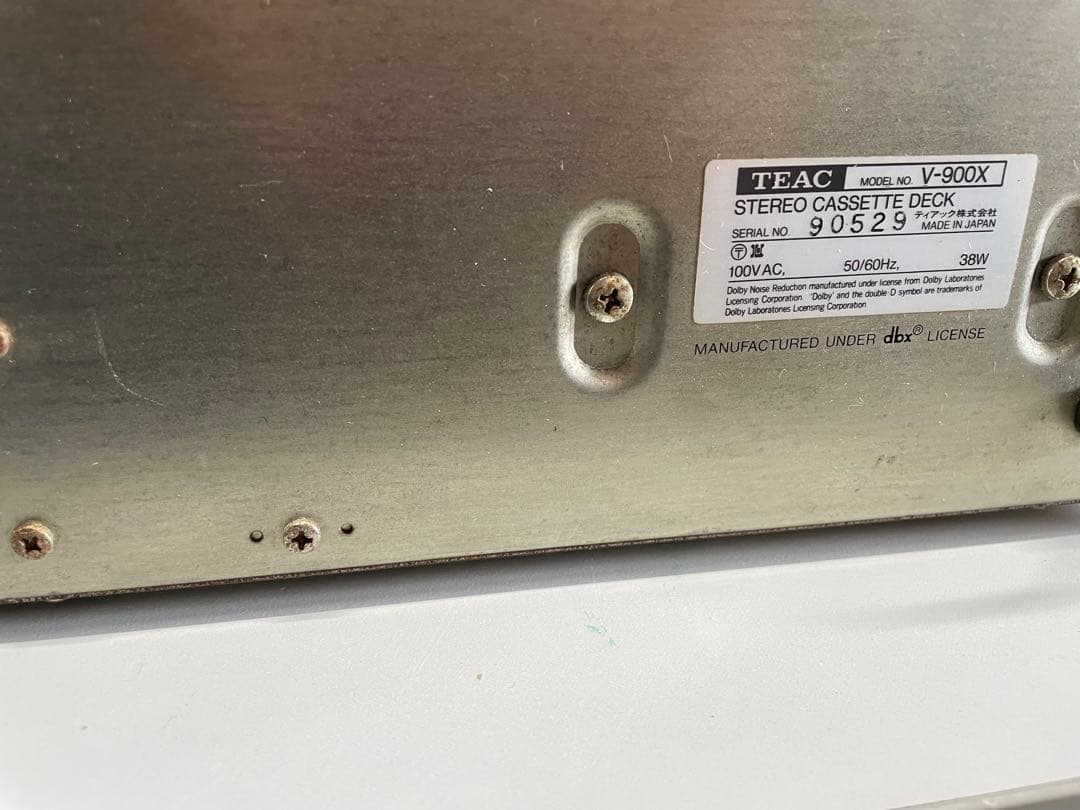 TEAC カセットデッキ　V-900X ジャンク