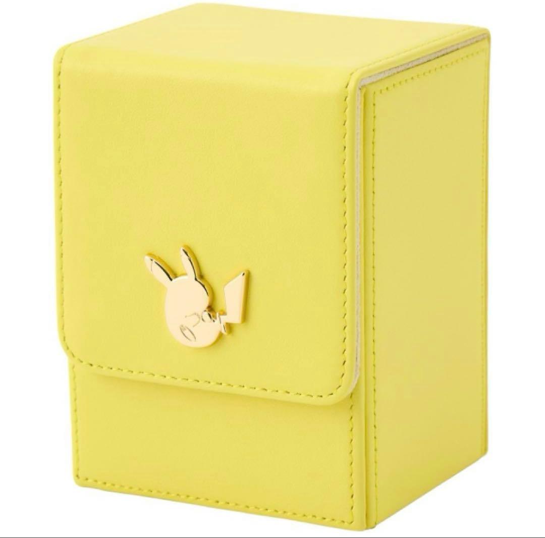 ポケモンカードゲーム 本革フリップデッキケース ピカチュウ