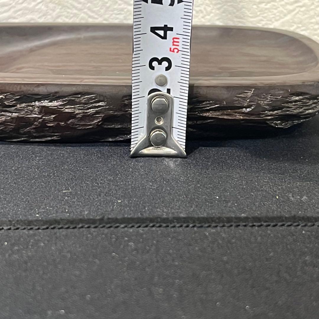 赤間紫金石 赤間硯 昭竜山作 木箱付き