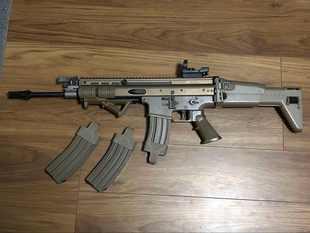SCAR-L 電動ガン 次世代 東京マルイ マガジン3本付き サバゲー エアガン
