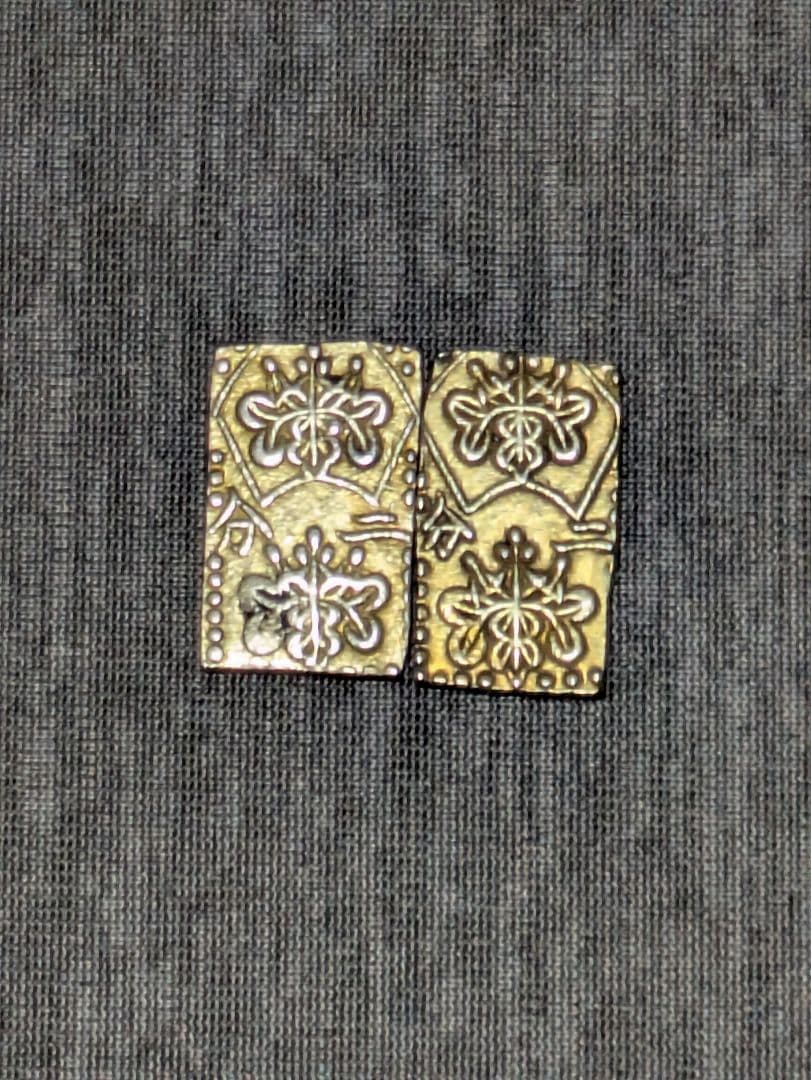 明治二分判金　2枚セット　遺品整理品
