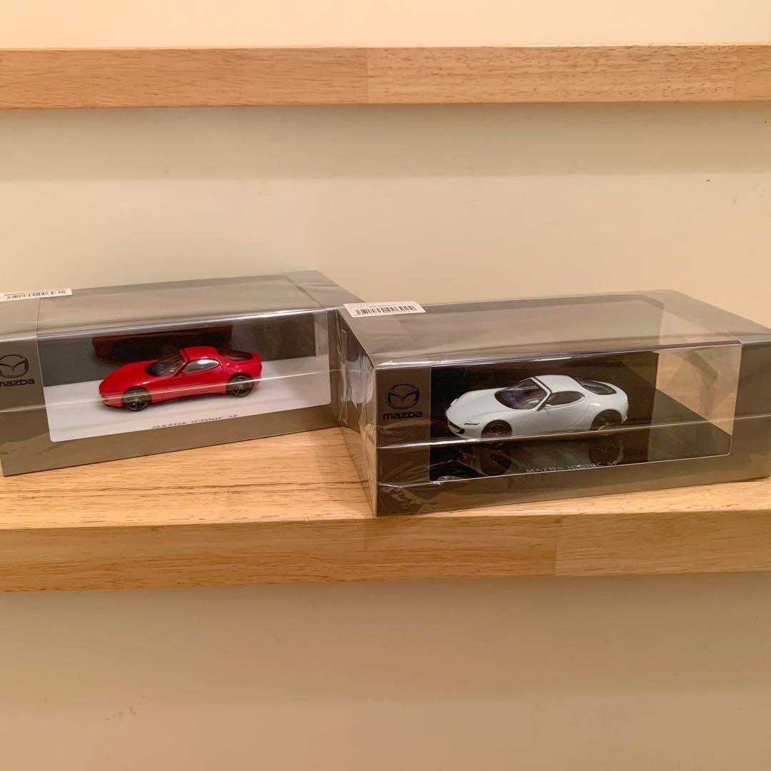 ミニカー MAZDA ICONIC SP 1:43 Red&White Set