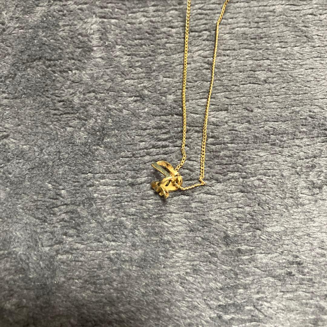 サンローラン　ネックレス　YSL カサンドラ　ロゴ　イブサンローラン