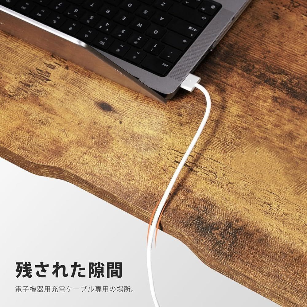 Maihail ゲーミングデスク ラック付き pcデスク 幅140*奥行60cm