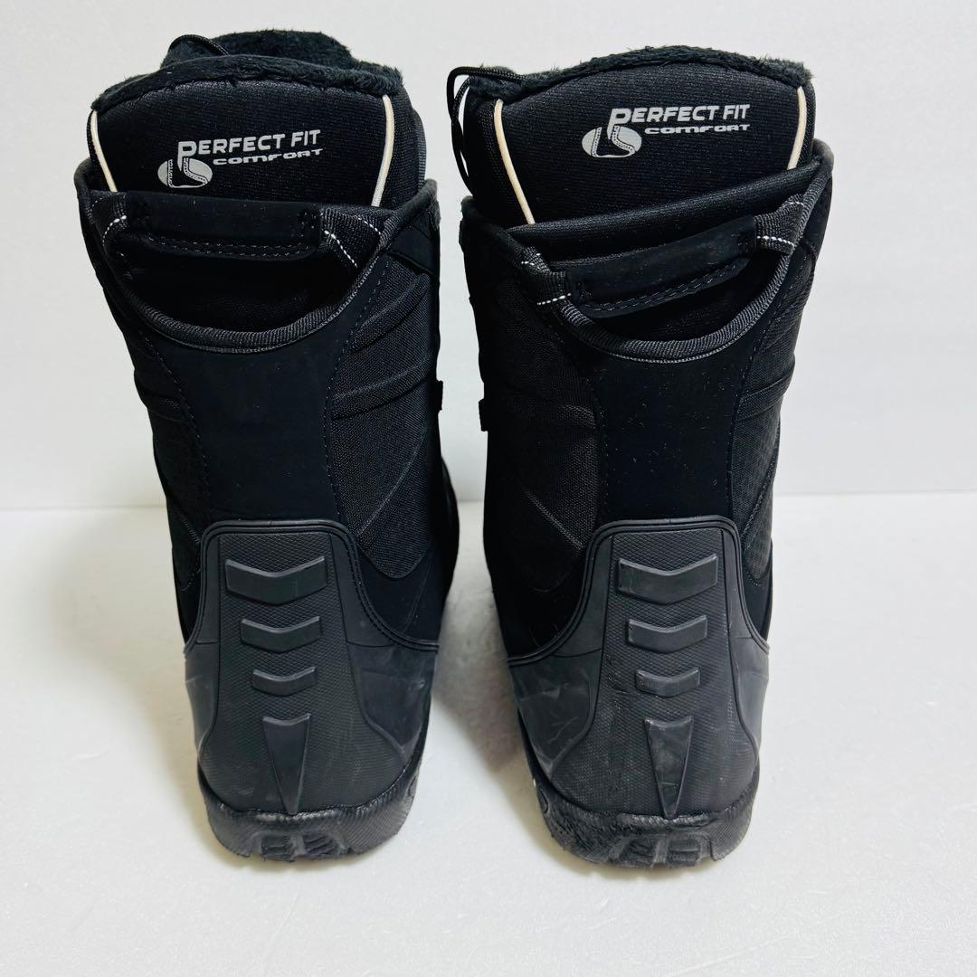 28cm スノーボードブーツ 黒色ブラックBoAダイヤル式初心者おすすめ