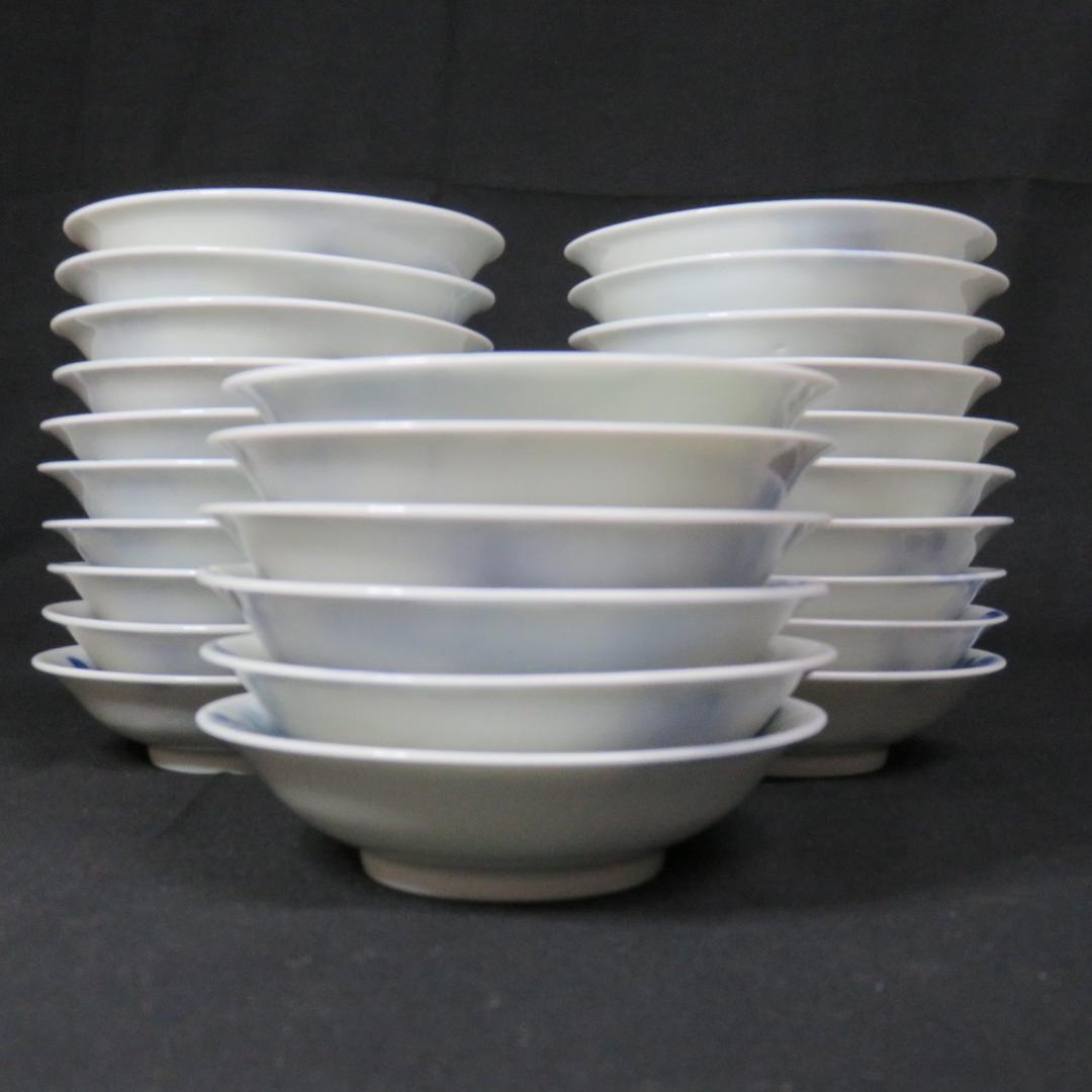 伊万里中手塩皿 草文様 染付 古伊万里 共箱 26枚 まとめ売り 小皿