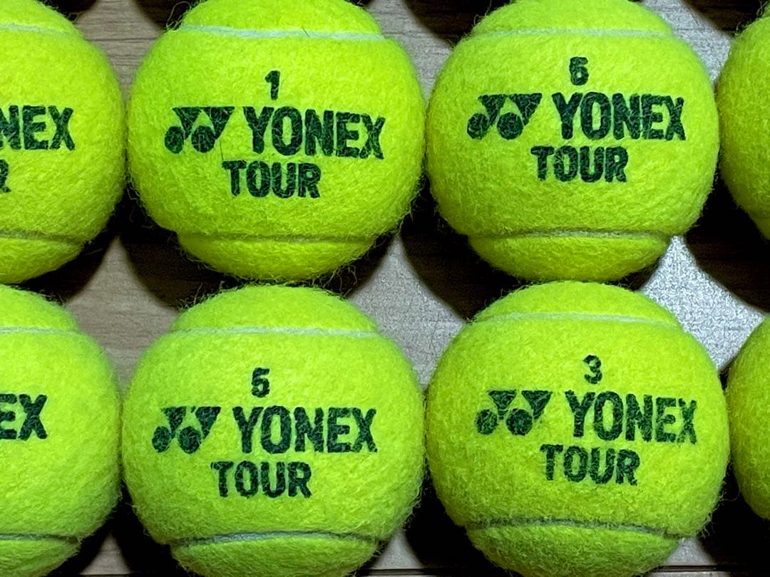 12月15日開封　女子練3日　即日発送　中古硬式テニスボール100球