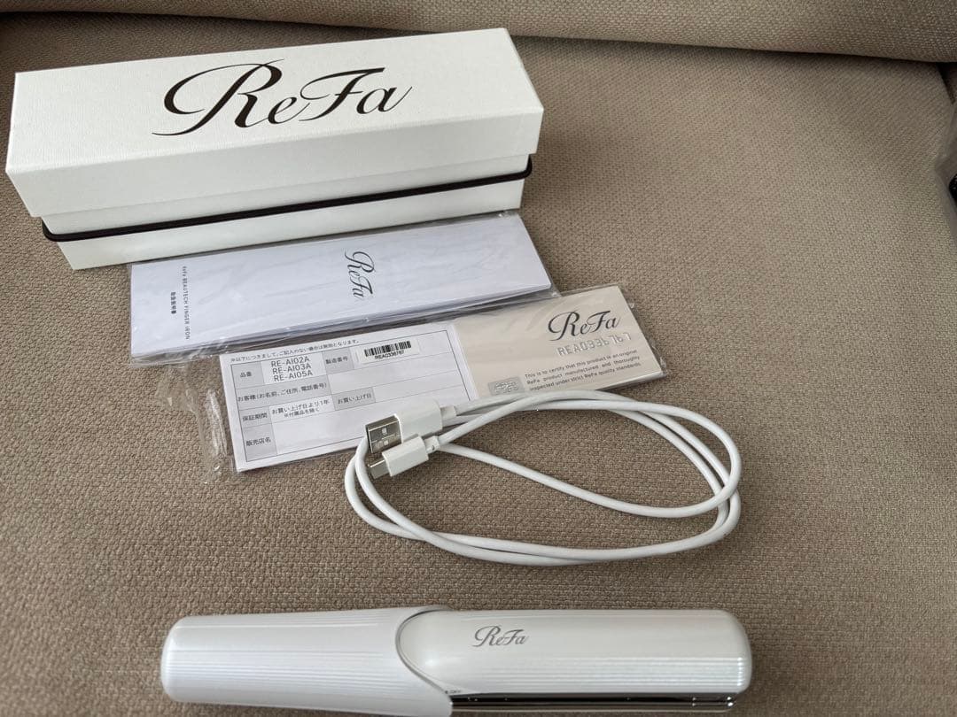 リファ　ビューテック フィンガーアイロン ホワイト