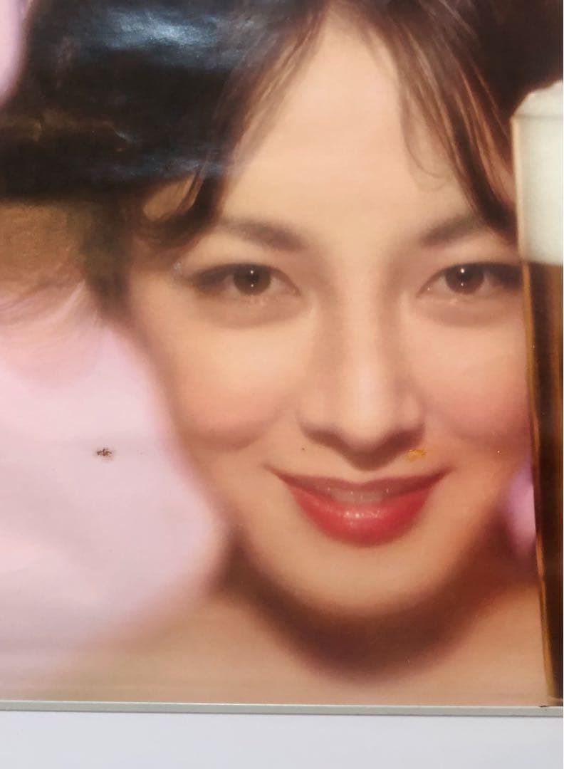 アサヒゴールド ビールポスター B2 有馬稲子 アンティーク 当時物