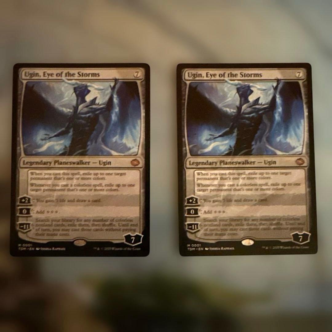 MTG 嵐の目、ウギン 英語版 2枚 通常版