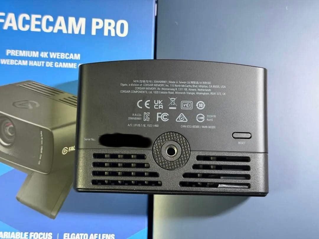 Webカメラ Elgato Facecam PRO(4K60fps)
