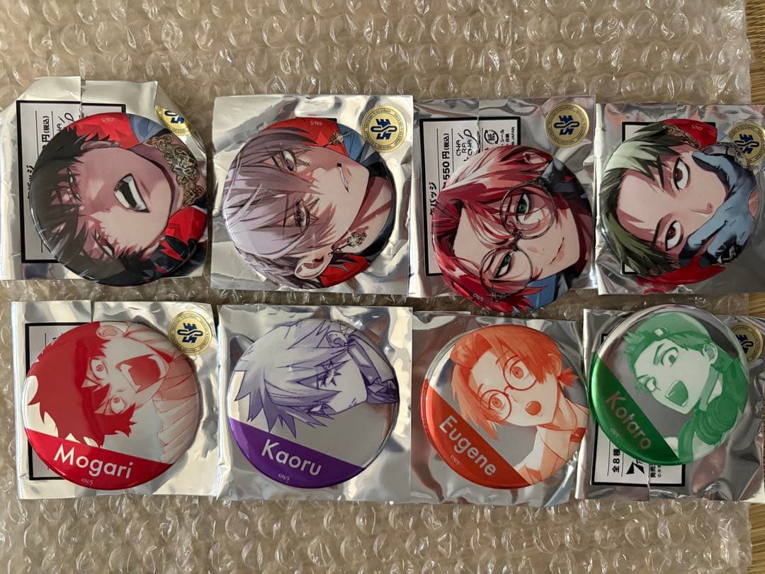 ファントムバスターズ缶バッジ　全8点　セット売り