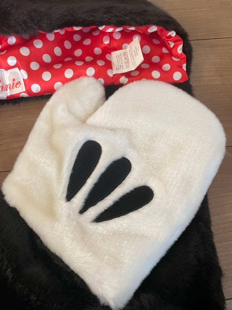 【廃盤レア】ファンキャップ　ミニーマウス　マフラー　手袋