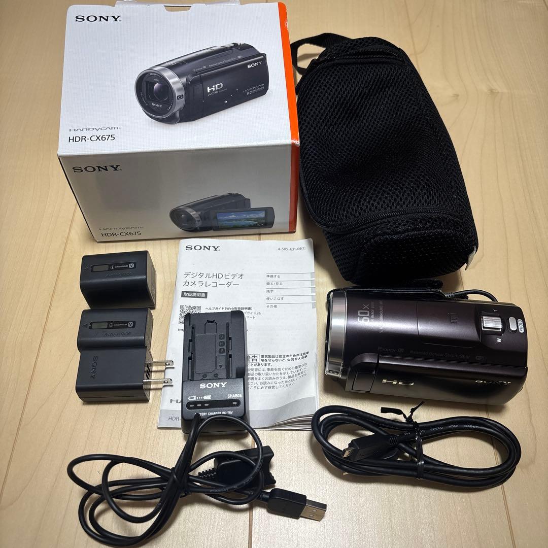 SONY HDR-CX675 ビデオカメラ