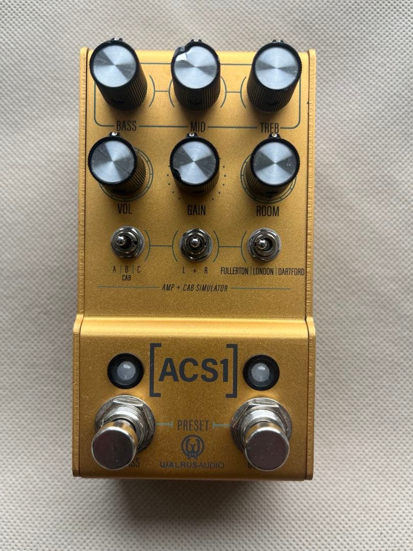 walrus audio acs1 アンプシミュレーター　プリアンプ