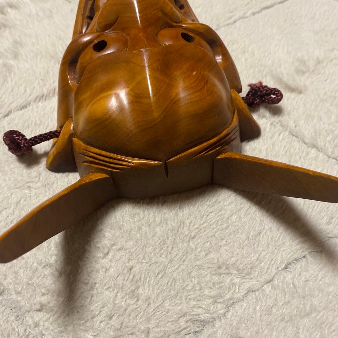 木彫り般若 能面 お面