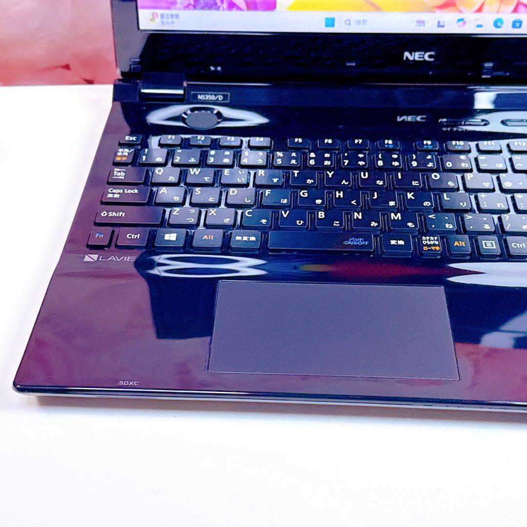 美品✨新品SSDで爆速✨ windows11 ノートパソコン✨カメラ ブルーレイ