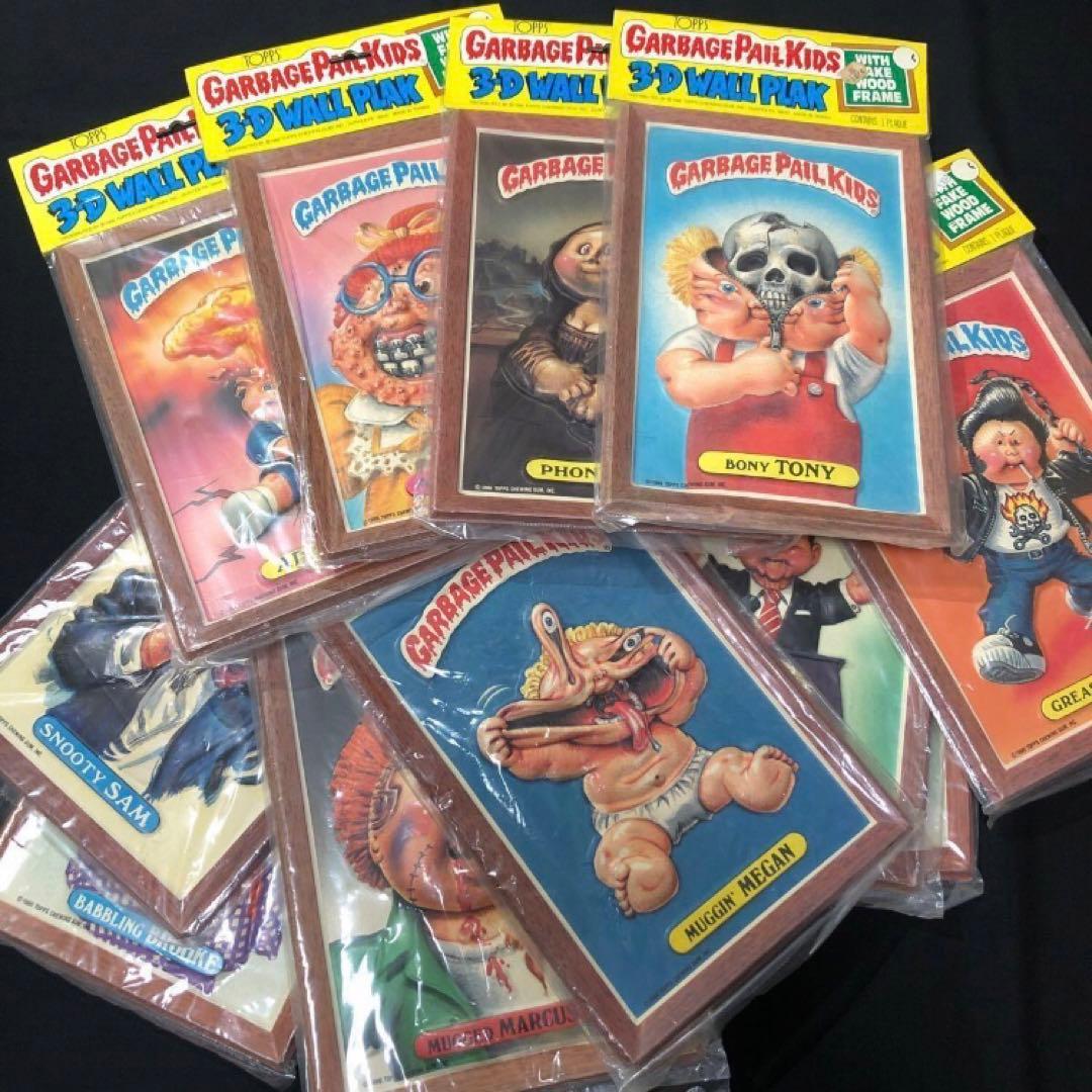 【当時物 未開封】GARBAGE PAIL KIDS (3D 壁掛け 全12種）