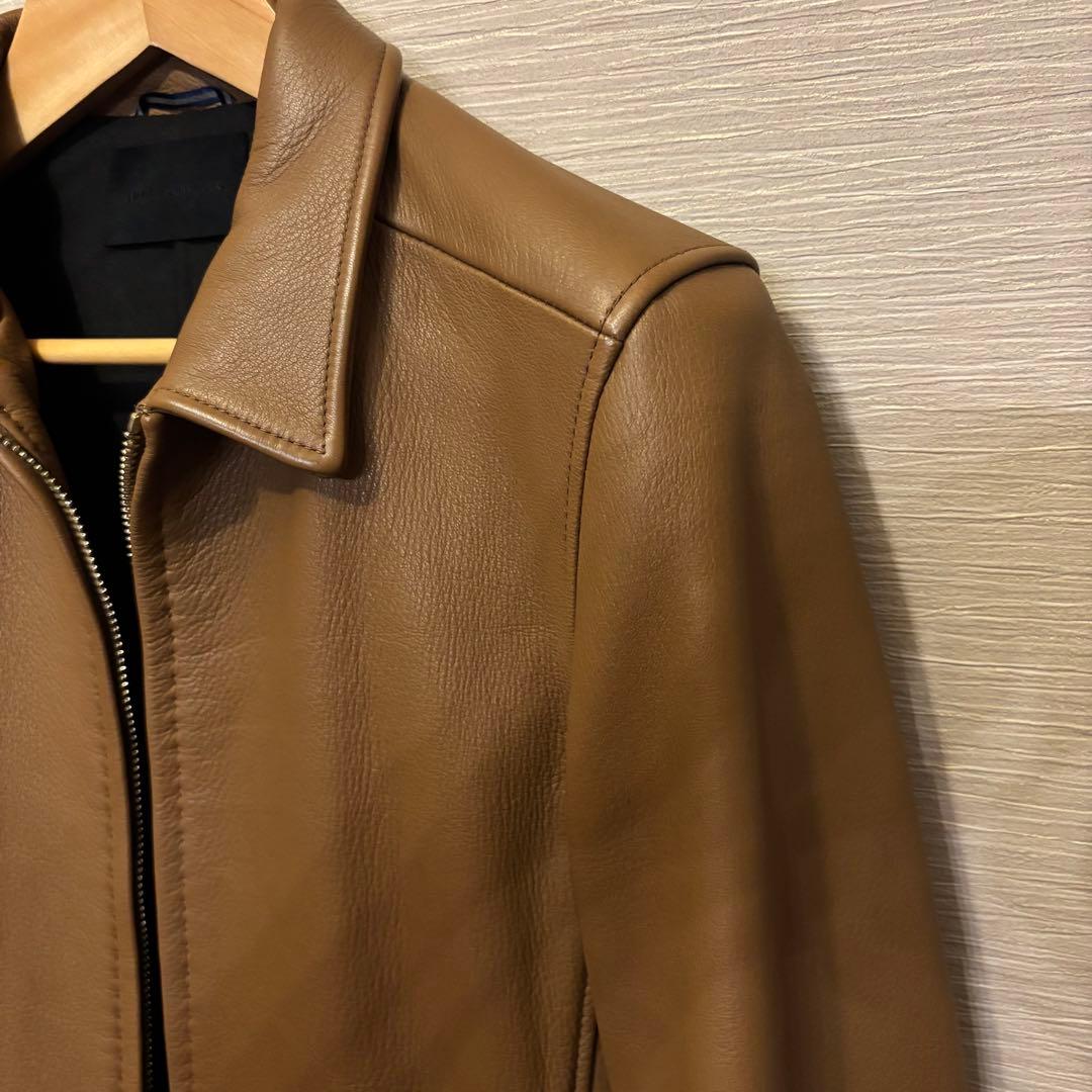 junhashimoto ZIP LEATHER SHIRTS ディアスキン