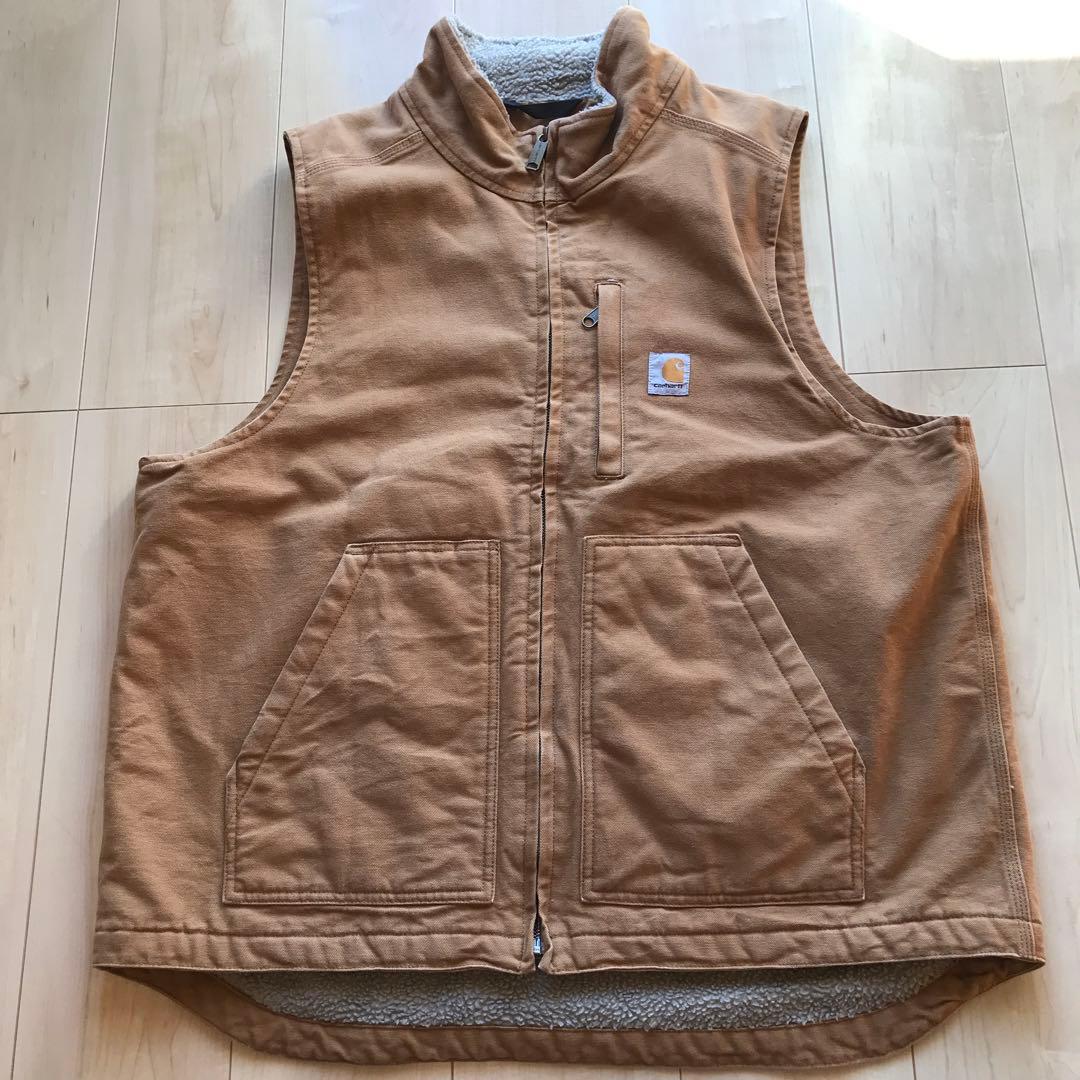 カーハート　ダックボアベストL 美品