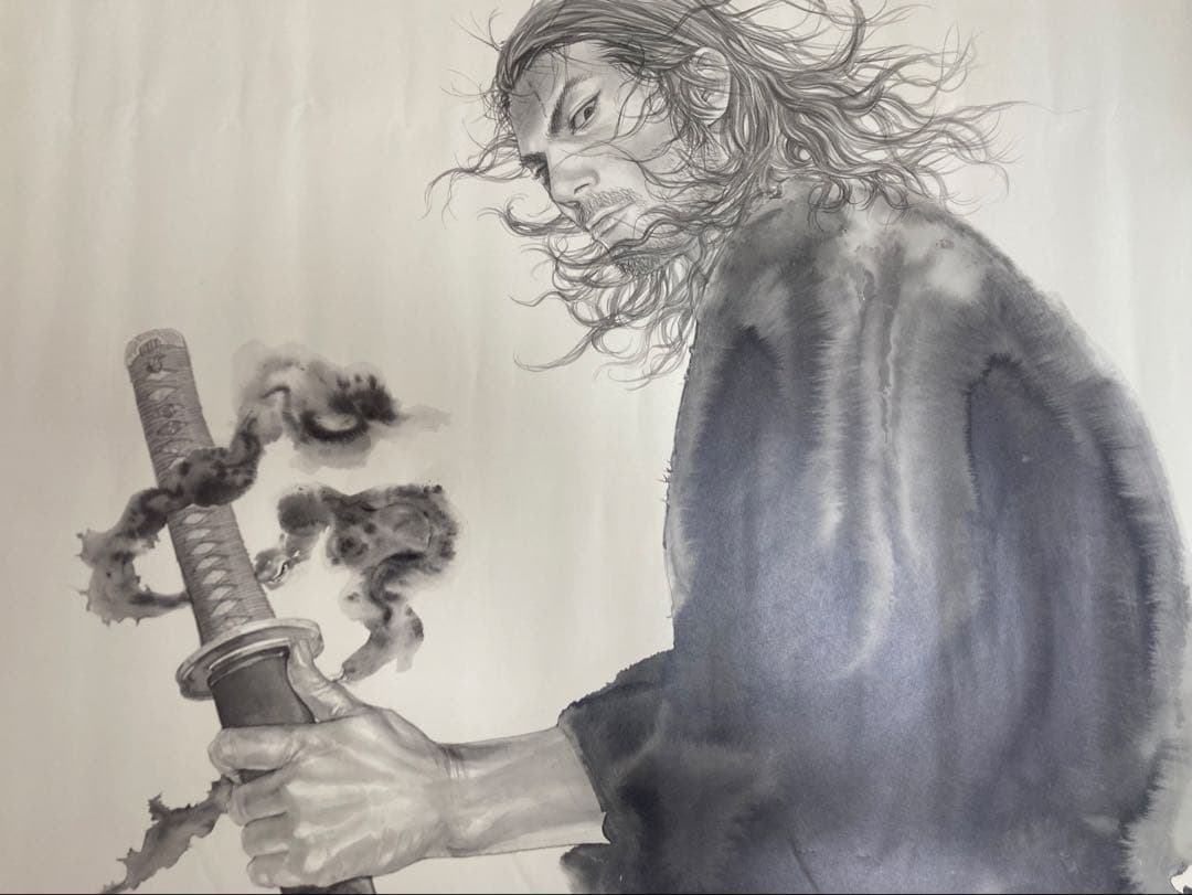 井上雄彦–バガボンド　武蔵ポスター　最後のマンガ展