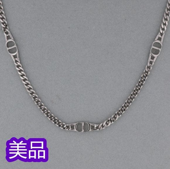 Dior CD Icon チェーンリンク ネックレス N2502HOMST