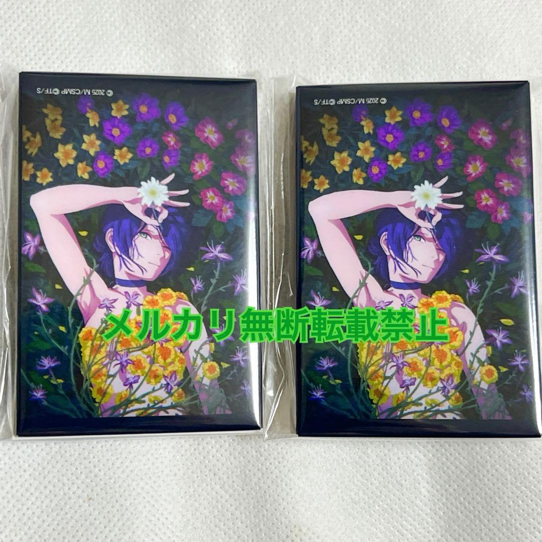 チェンソーマン レゼ篇 前売り特典 スタンド付きスクエア缶バッジ 2個セット